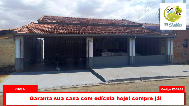 Garanta sua casa com edícula hoje! compre já!